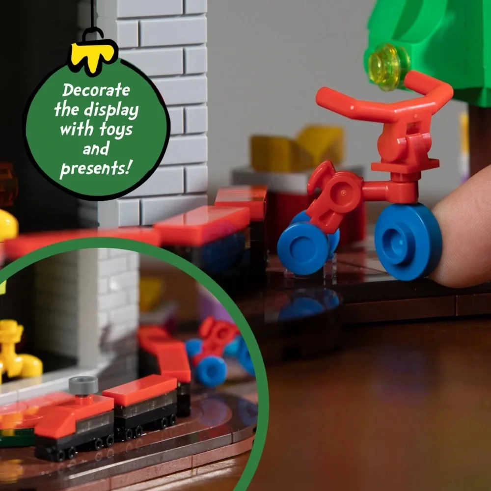 LEGO BRICKCRAFT The GRINCH Dr. Seuss Christmas Fireplace Set - NEW